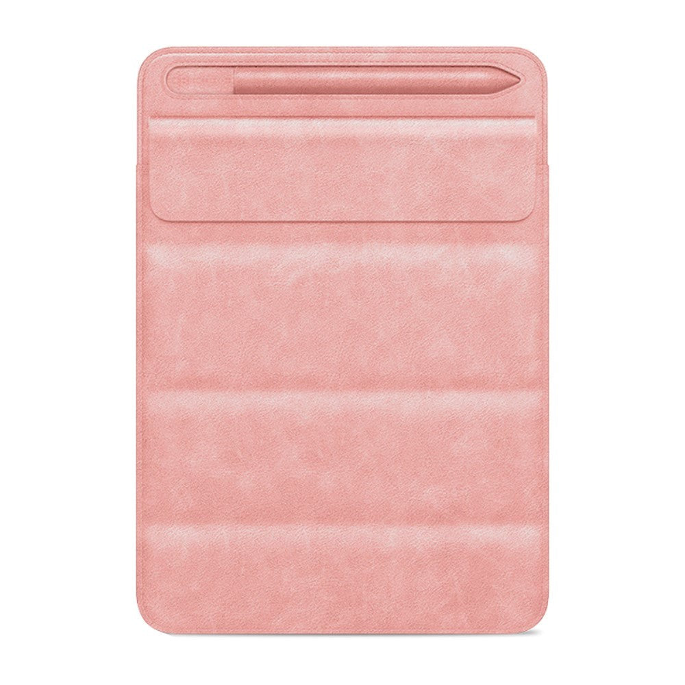 iPad 9.7 / 10.2 / 10.5 / 11" (19cm x 26cm x 7mm) Tabletthölster i stötsäker konstläder - Rosa