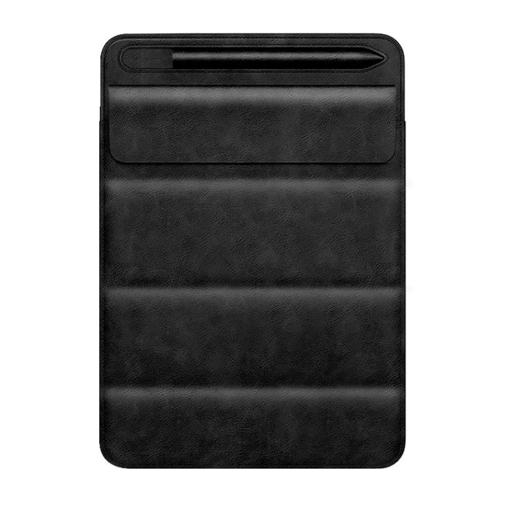 iPad 9.7 / 10.2 / 10.5 / 11" (19cm x 26cm x 7mm) Kunstlæder Shockproof Tablet Sleeve - Sort