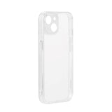 iPhone 13 Mini Momax Skal Flexibel Plast med Glasbaksida - Transparent