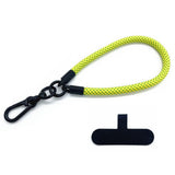 Polyester Handledsrem m. Insticksplatta - 30cm - Gul / Grön