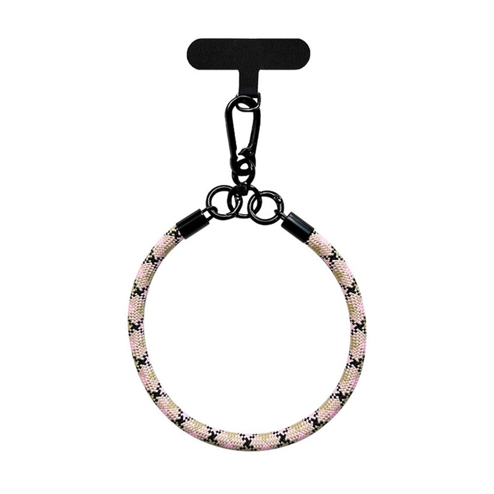 Flätad Polyester Handledsrem - inkl. Insticksplatta - 30cm - Mix