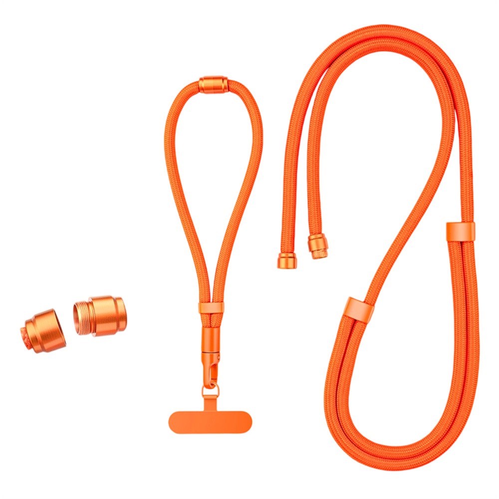 3-i-1 Nylonrem för Mobil - 150cm / 50cm - Orange