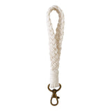 Nyckelband / Handledsrem 18cm - Textil - Vit
