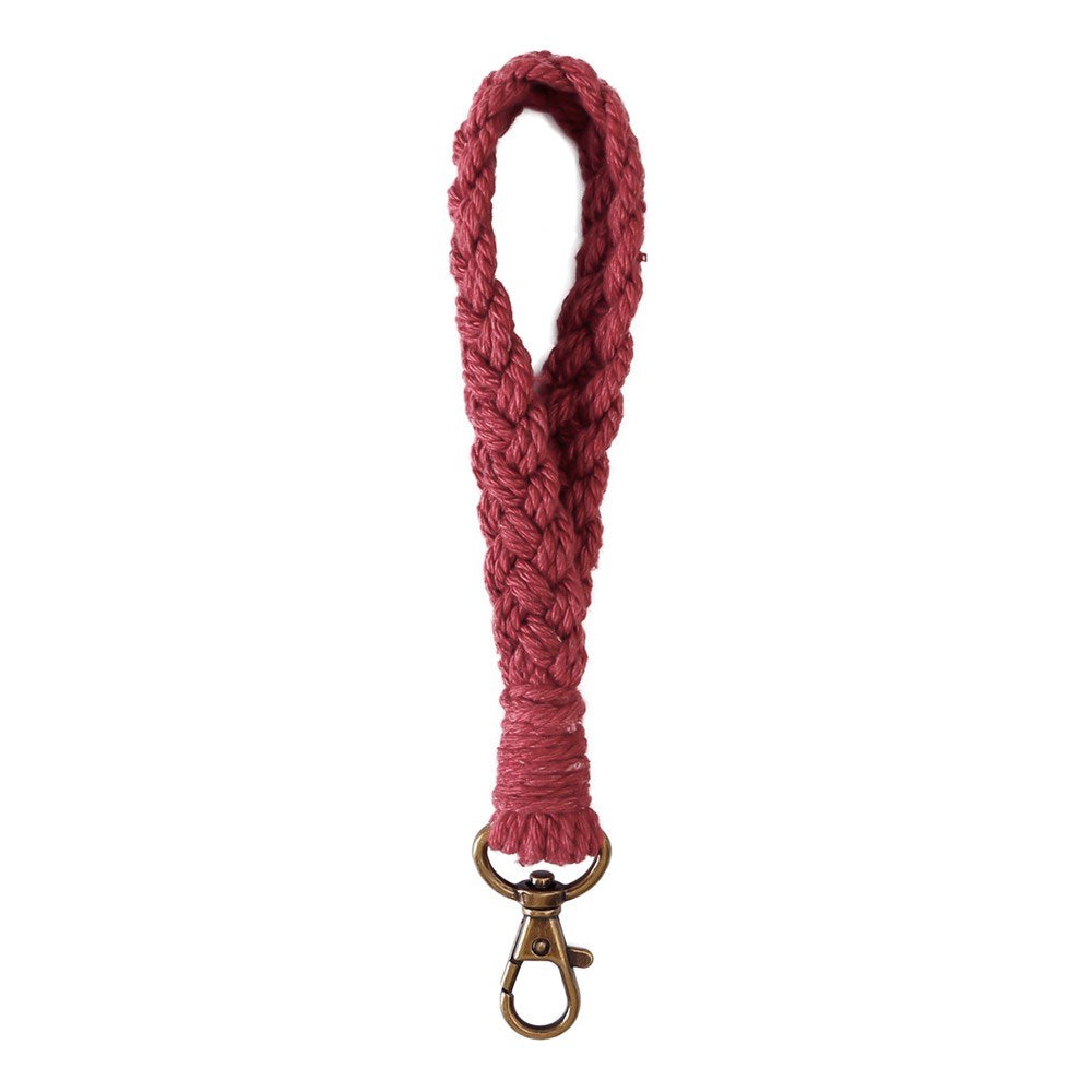 Nyckelband / Handledsrem 18cm - Textil - Röd