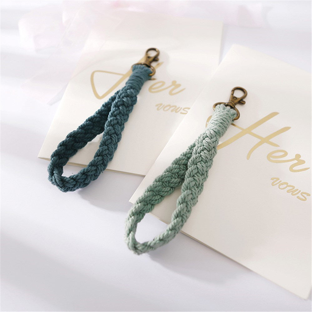 Nyckelband / Handledsrem 18cm - Textil - Blå