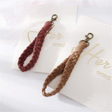 Nyckelband / Handledsrem 18cm - Textil - Svart
