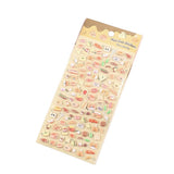 Mini 3D Bubble Foam Stickers - Blandade Mat