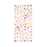 Mini 3D Bubble Foam Stickers för Mobil & Kamera-Sektionen - Blandade Frukt