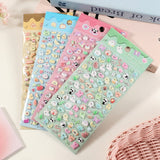 Mini 3D Bubble Foam Stickers - Blandade Frukt