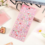 Mini 3D Bubble Foam Stickers - Blandade Havsdjur