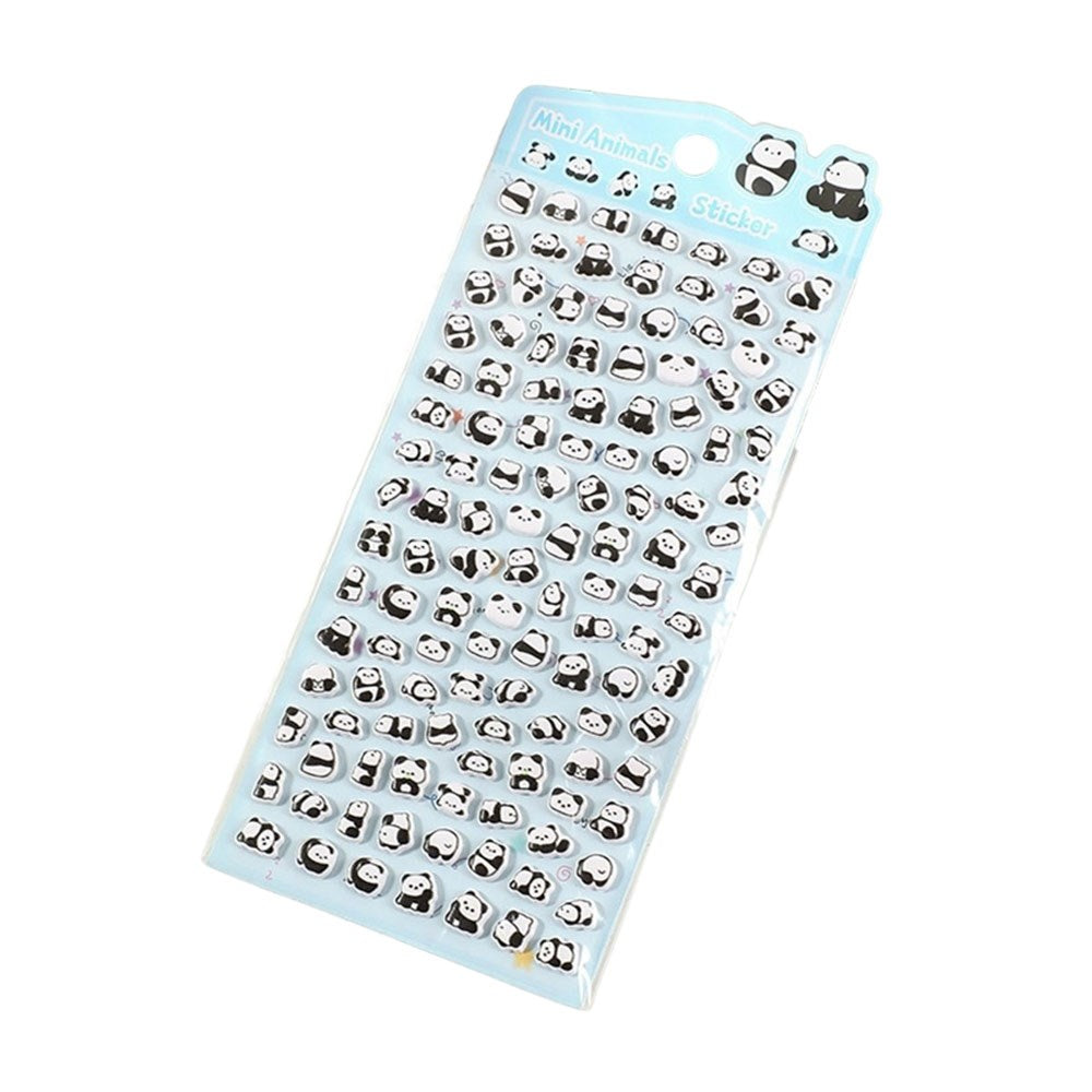 Mini 3D Bubble Foam Stickers - Små Pandor