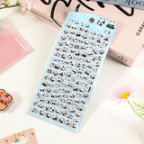 Mini 3D Bubble Foam Stickers - Små Pandor
