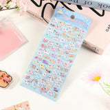 Mini 3D Bubble Foam Stickers - Hundar & Mat