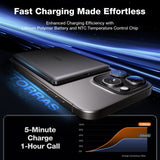 TORRAS MiniMag Powerbank 5 000 mAh - Magnetisk - Grå