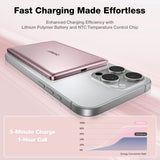 TORRAS MiniMag Powerbank 5 000 mAh - Magnetisk - Rosa