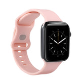 Apple Watch (38/40/SE/41/42mm) GEAR Rem Silikon - Rosa