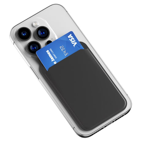 Magnetisk Korthållare m. Spegel & Ställfunktion - Blå