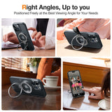 TORRAS Metall Ringhållare & Ställ - MagSafe Kompatibel - Svart