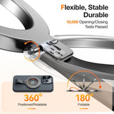 TORRAS Metall Ringhållare & Ställ - MagSafe Kompatibel - Svart