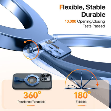 TORRAS Metall Ringhållare & Ställ - MagSafe Kompatibel - Blå
