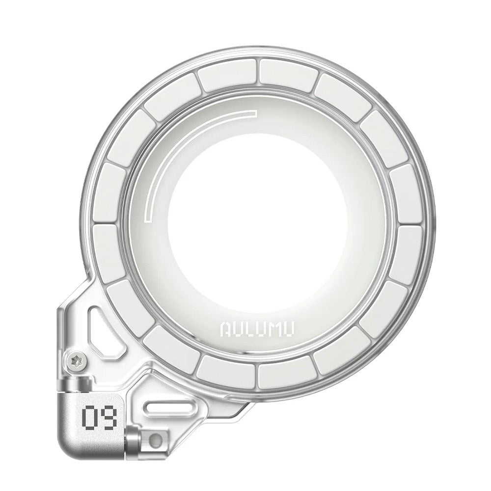 AULUMU Magnetisk 360° Roterande Mobilhållare med Z-Axel - MagSafe Kompatibel - Vit