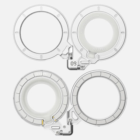 AULUMU Magnetisk 360° Roterande Mobilhållare med Z-Axel - MagSafe Kompatibel - Vit