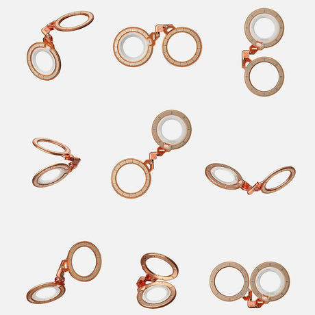 AULUMU Magnetisk 360° Roterande Mobilhållare med Z-Axel - MagSafe Kompatibel - Orange