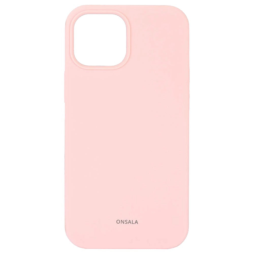 iPhone 13 Mini GEAR ONSALA Collection Skal Liquid Silikon - Chalk Pink