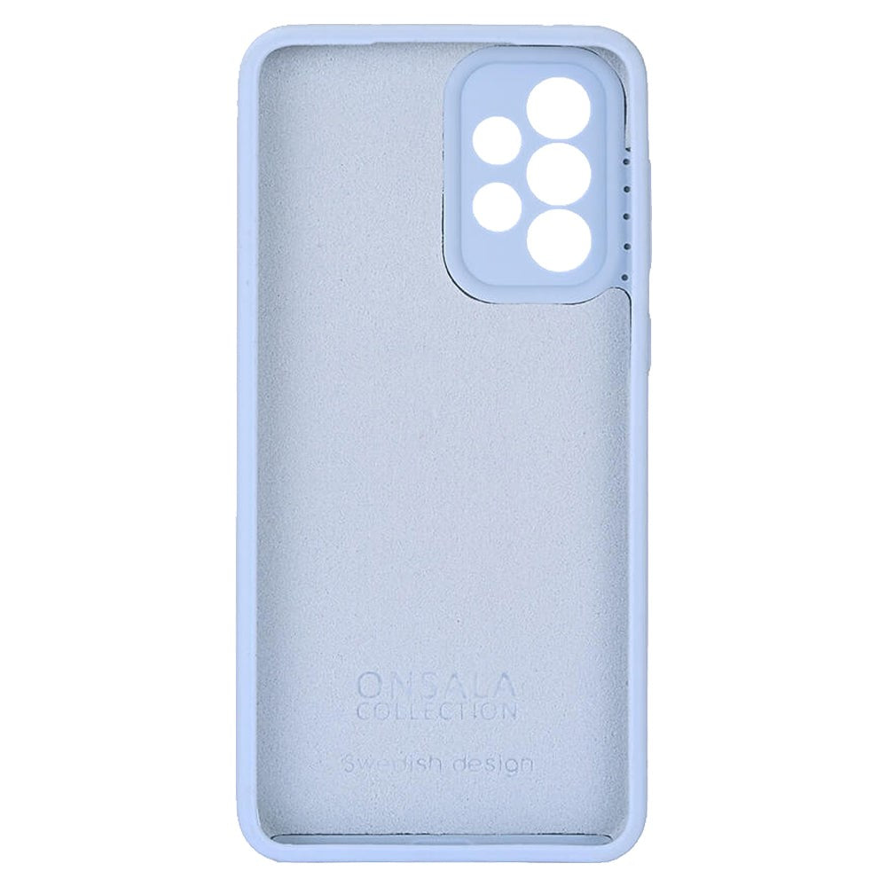 Samsung Galaxy A33 (5G) GEAR ONSALA Collection Liquid Silicone Case - ljusblå