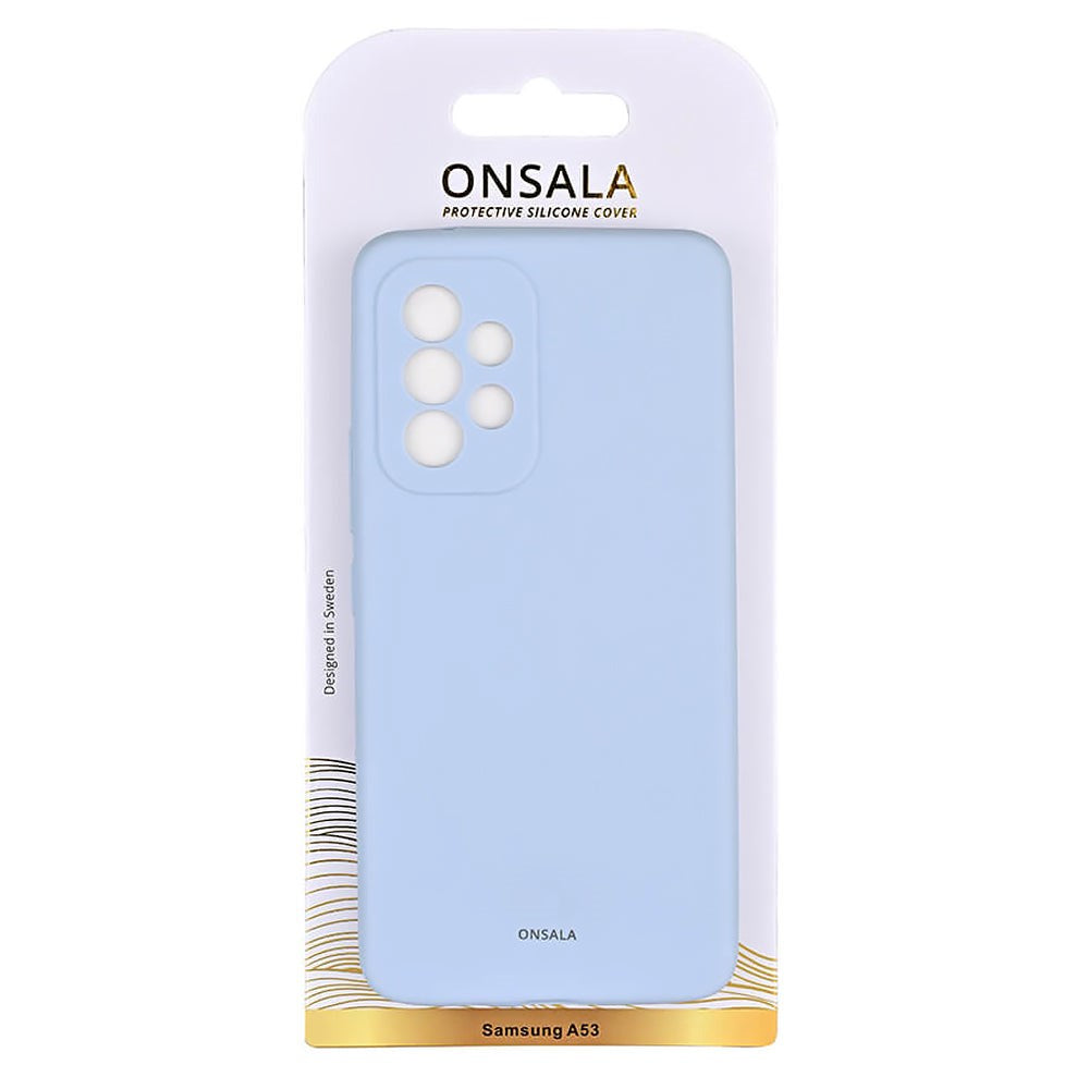 Samsung Galaxy A53 (5G) GEAR ONSALA Collection Liquid Silicone Case - ljusblå