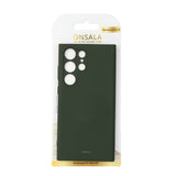 Samsung Galaxy S23 Ultra GEAR Onsala Skal Silikon - Dark Green