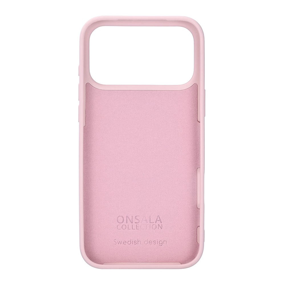 iPhone 17 Pro Max Onsala Silikon Skal - Chalk Pink