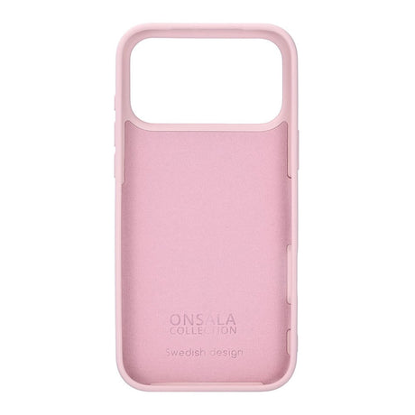 iPhone 17 Pro Max Onsala Silikon Skal - Chalk Pink