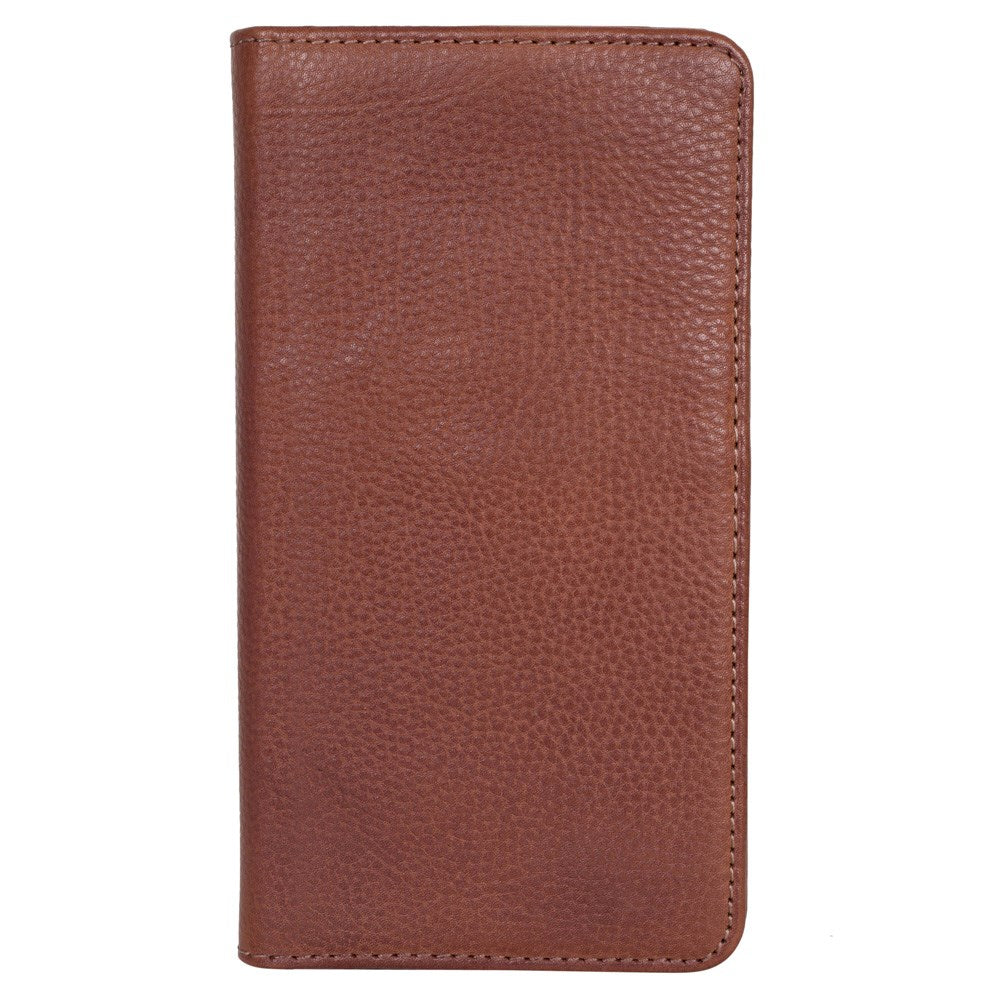 Buffalo Wallet Äkta Läder Universal Fodral med Plånbok (Max. Mobil: 160 x 75 mm) - Brun