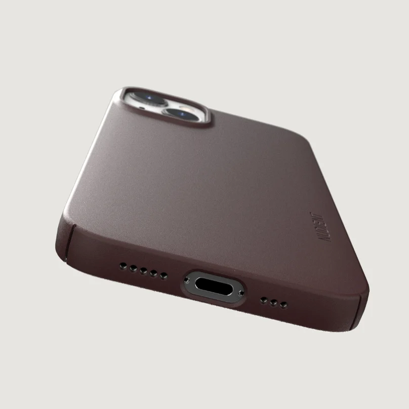 iPhone 13 Nudient Thin Case V3 Skal - Sangria Red