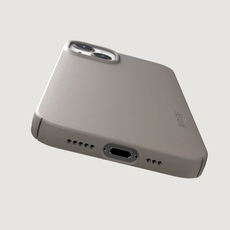 iPhone 13 Nudient Thin Case V3 Skal - Clay Beige