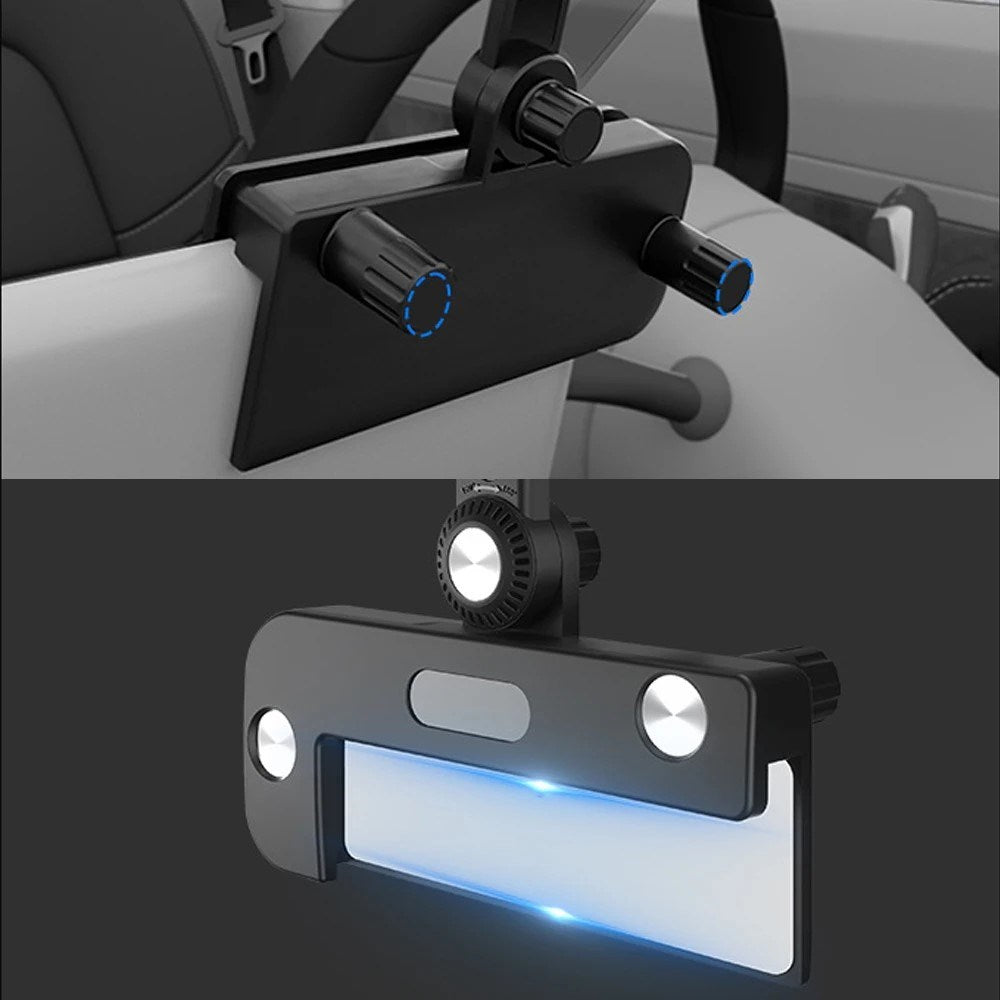 Fjäderbelastad Mobilhållare för Skärm - Tesla Model 3 / Model Y (2020-22) - Svart