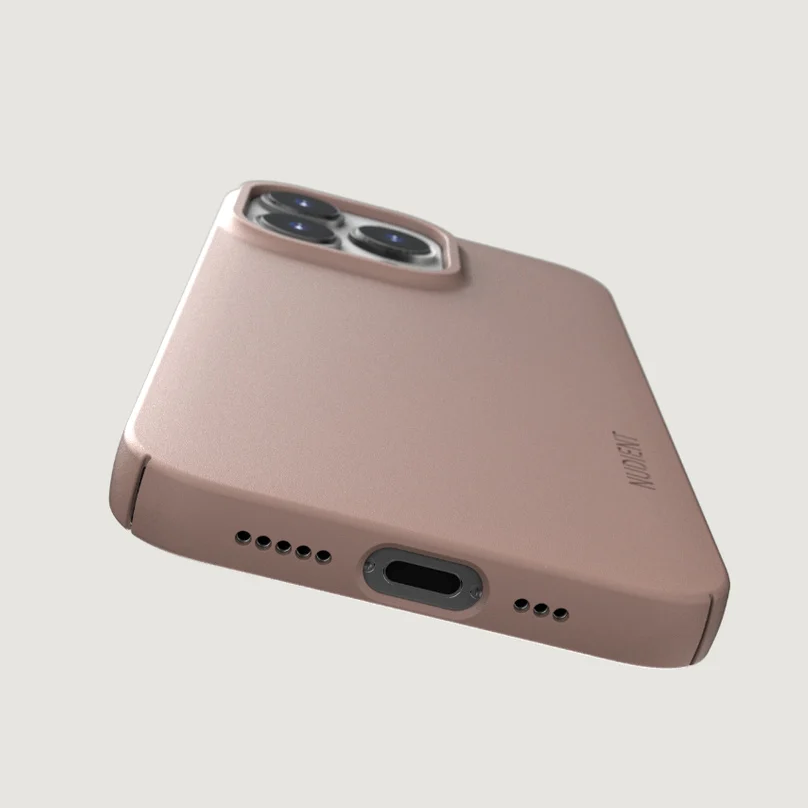 iPhone 13 Pro Nudient Thin Case V3 Skal - Dusty Pink