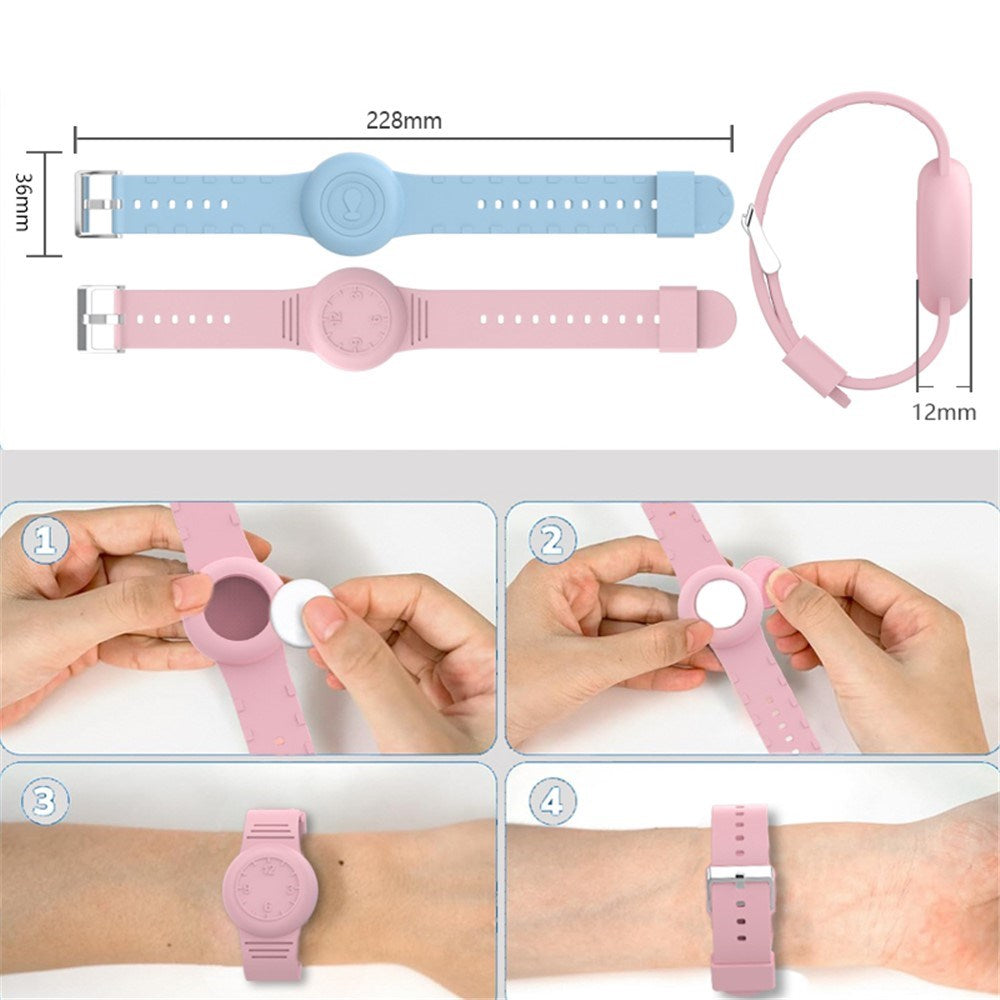 Apple AirTag 1. & 2. Gen. Silikonarmband – Turkos