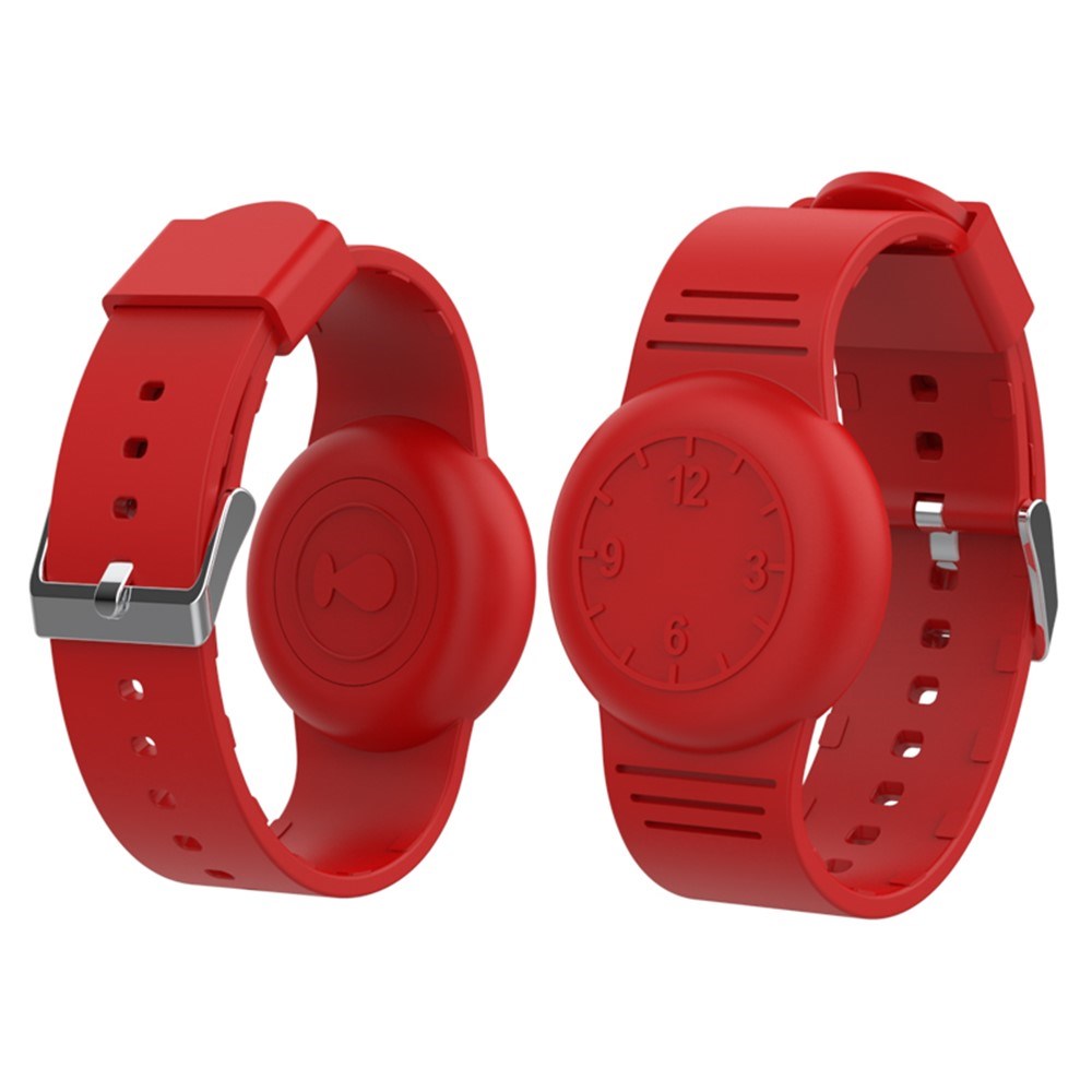 Apple AirTag 1. & 2. Gen. Silikonarmband – Röd