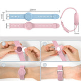 Apple AirTag 1. & 2. Gen. Silikonarmband – Lysande Rosa