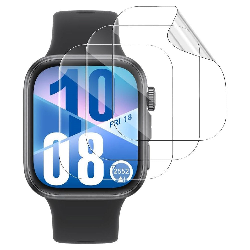 Huawei Watch Fit 4 Skyddsfilm - 3 st - Genomskinlig
