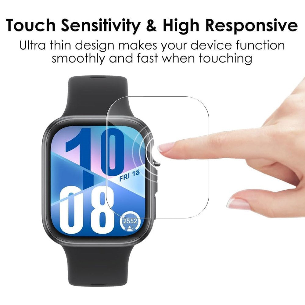 Huawei Watch Fit 4 Skyddsfilm - 3 st - Genomskinlig