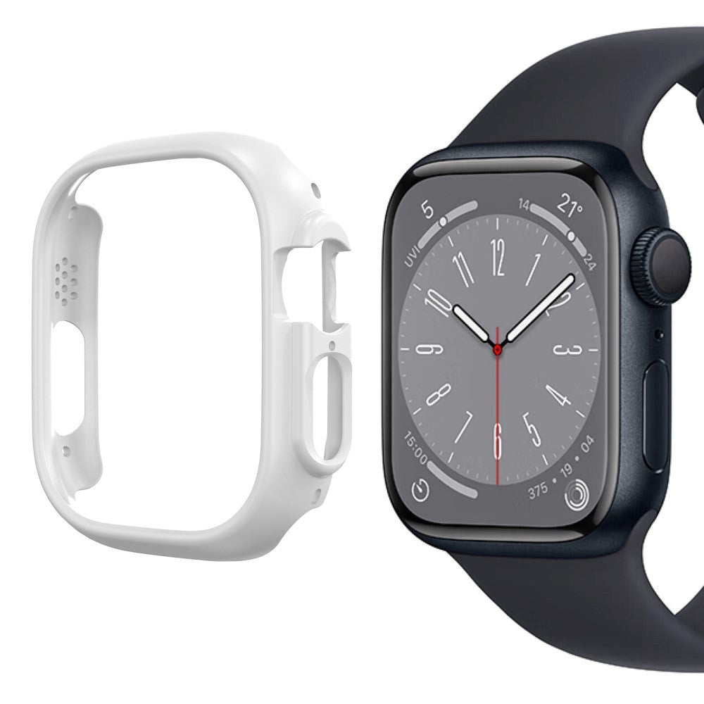 Apple Watch 7/8/9 (45mm) Skal Hårdplast - Vit