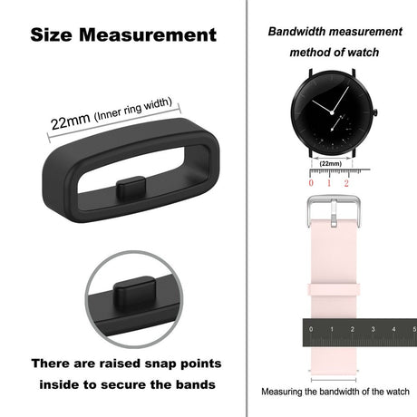 Universal Remhållare för Klockarmband (22mm) - Svart