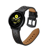 Smartwatch Universal Leather Strap (20mm) - Svart / brun