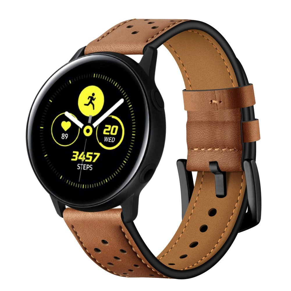 Smartwatch Universal Leather Strap (20mm) - Brown