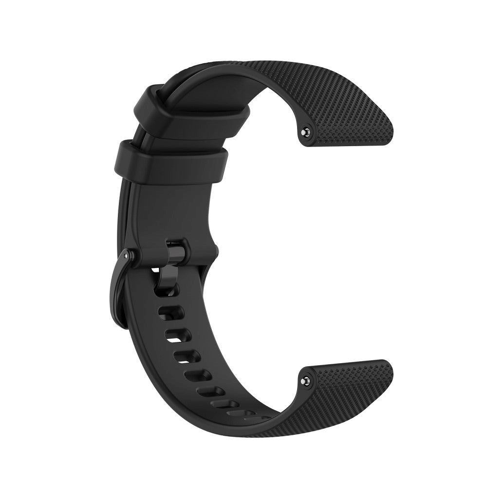 Smartwatch Silicone Strap (18mm) rutig - Svart