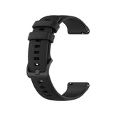 Smartwatch Silicone Strap (18mm) rutig - Svart