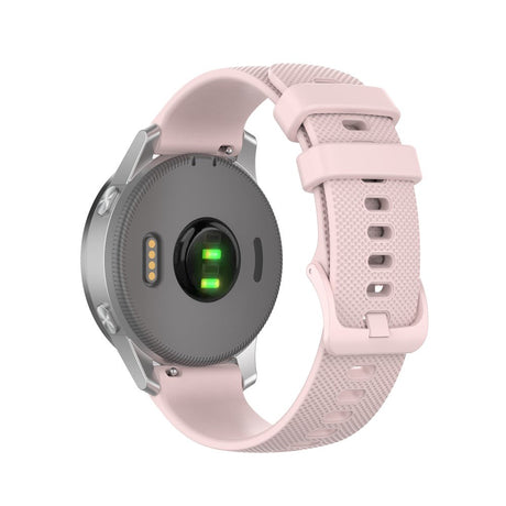 Smartwatch -silikonrem (18mm) rutig - rosa